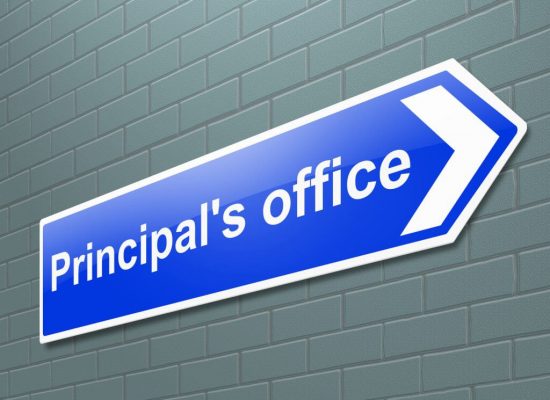 Principal's Office Sign - How to lead your school remotely.