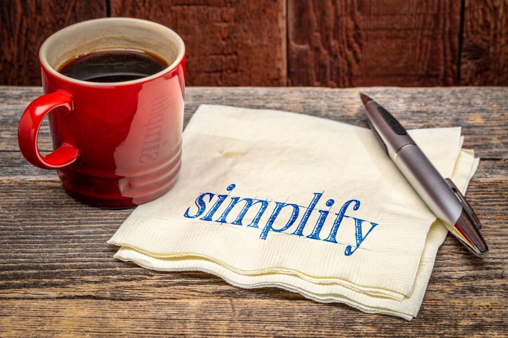 Simplify-essential standards